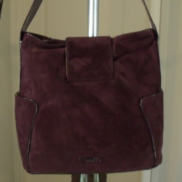 NWOT Plum Colored "Nine & Co." Shoulder Bag - Picture 2 of 4